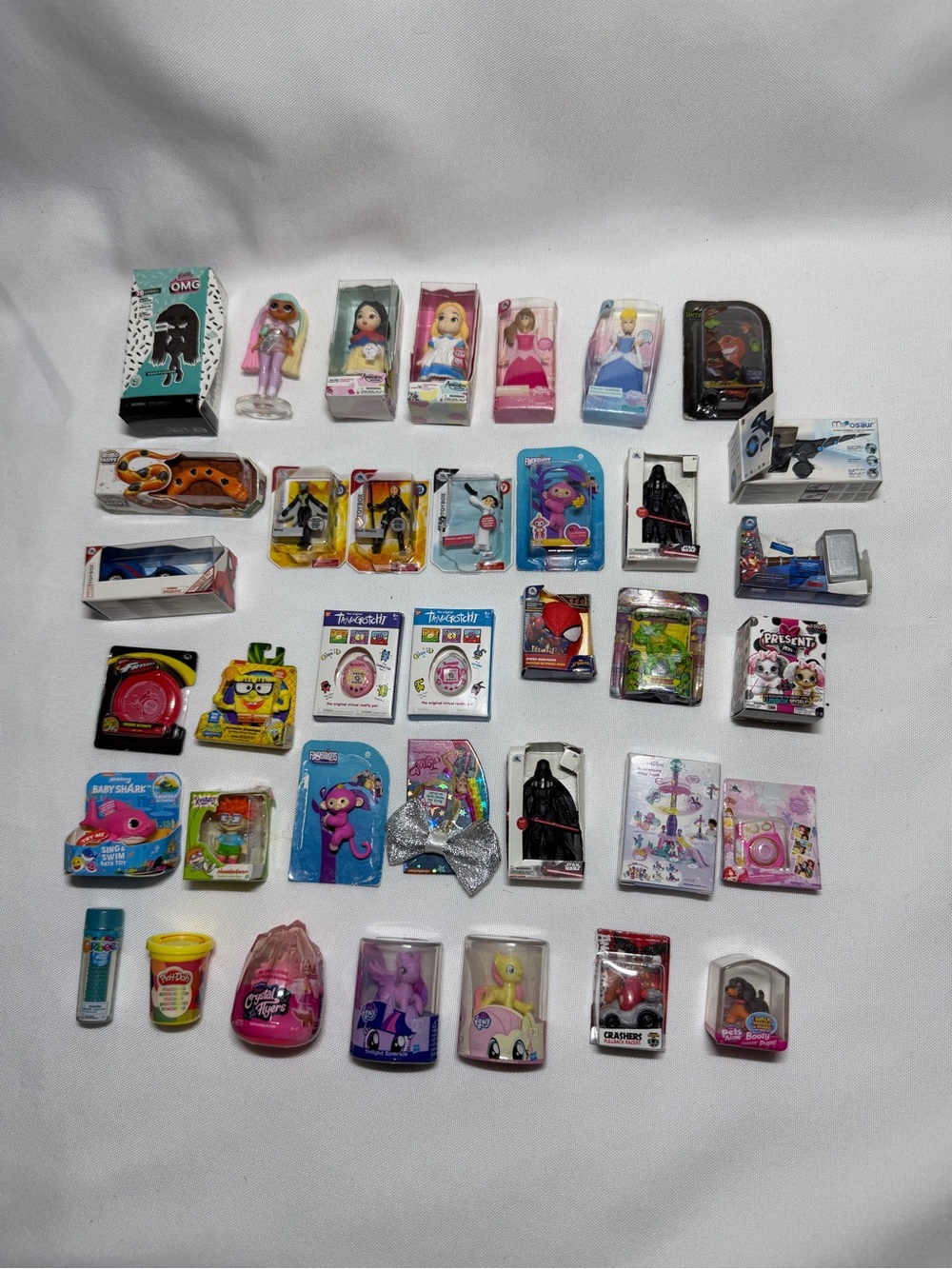 Assorted Mini Kids Action Figures & Playset Pack - Multicolor